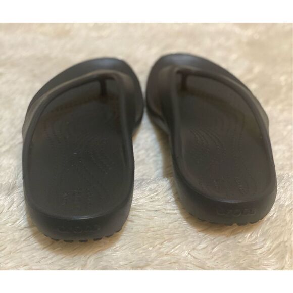 Crocs Women's Kadie II Flip Flops Black Sz 4 US - Picture 8 of 12